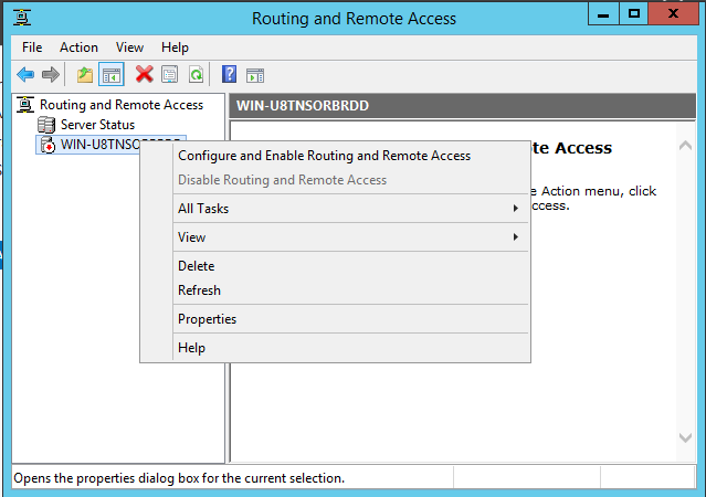 Routing and Remote Access 1 Instance