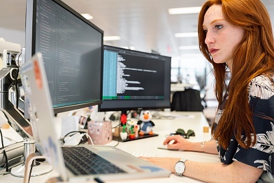 company working on clients managed IT services